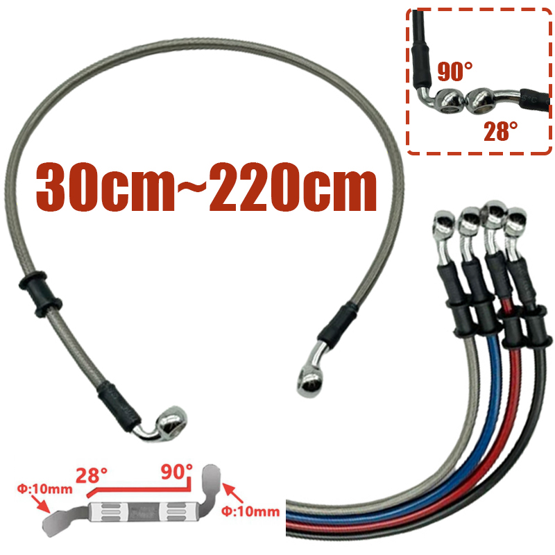 Silver 30cm To 220cm 28°-90° 1 - đánh giá và giá Motorcycle Brake Cable
